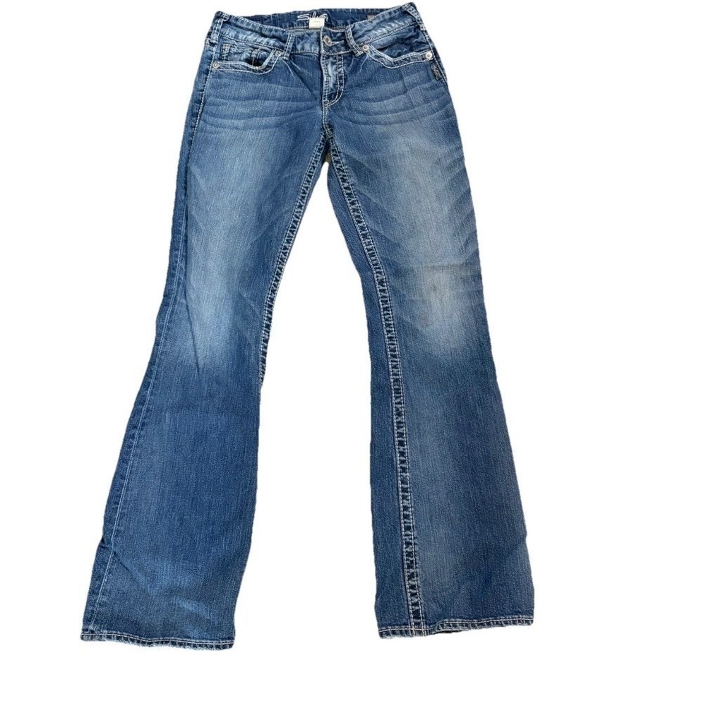 Silver Jeans Suki Bootcut Jeans Women 28x32 (28x31) Western Embroidered